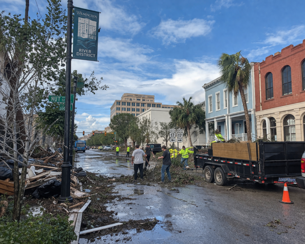 what to do after hurricane Wilmington NC